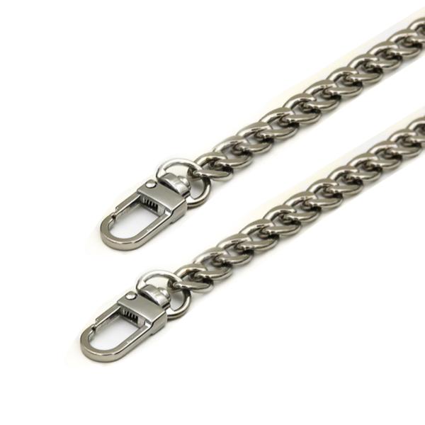 Bag chain strap accessories flat chain non-fading metal shoulder strap slung chain detachable strap
