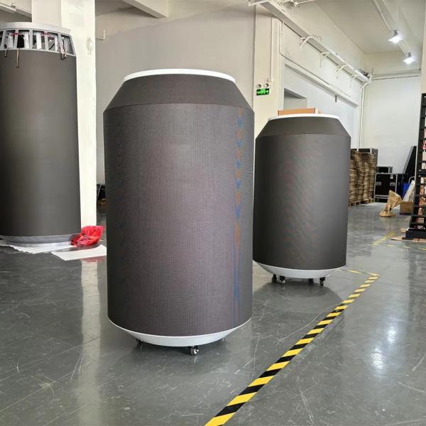 Custom Size Special Beer Bottle Can LED Screen Full Color Advertising Digital Signage Beverage Can Shape Flexible LED Display