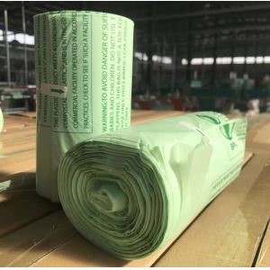 CUSTOMIZED COMPOSTABLE VEST CARRIER BAG, Foldable Compostable Plastic Vest