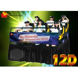 Entertainment Truck Mobile 12D Cinema With Multi Environment Simulation
