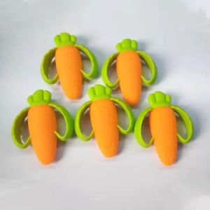 MHC Silicone Baby Teether , Carrot Children Silicone Toys Custom