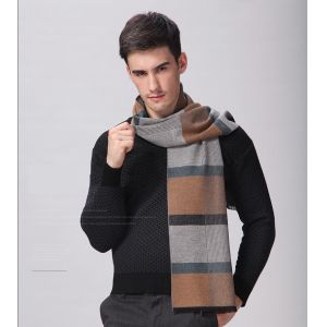 100% viscose fashion scarf men soft warm f scarves for men with tassels