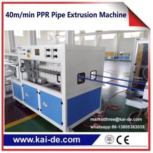 Quality Dual PPR pipe extrusion machine speed 40m/min wtih two different color for sale