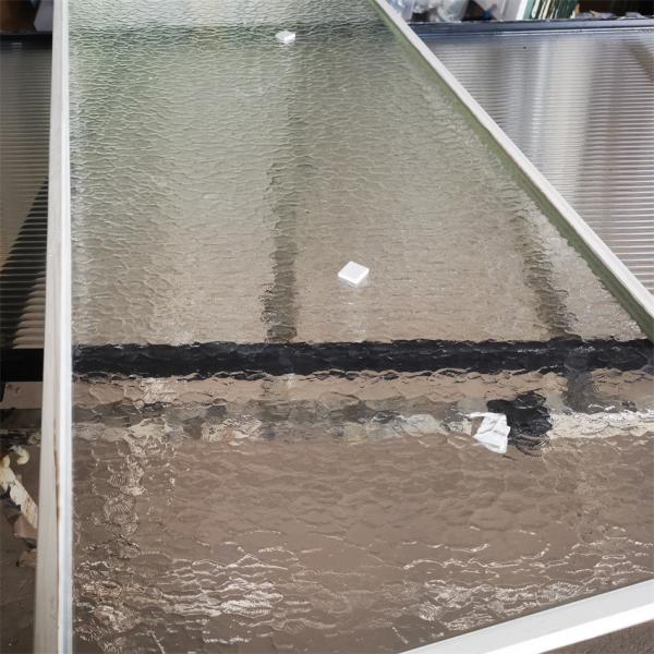 Buy 5MM Tempered Fluted Pattern Glass Ultra Low Iron Tempered Figured Ripple Pattern Glass at wholesale prices