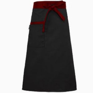 Custom Chef Waist Aprons Half Length For Hotel Bakery Restaurant