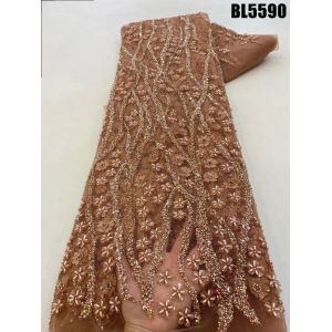 Wholesale price embroidery fabric chantilly fabric african french lace fabric