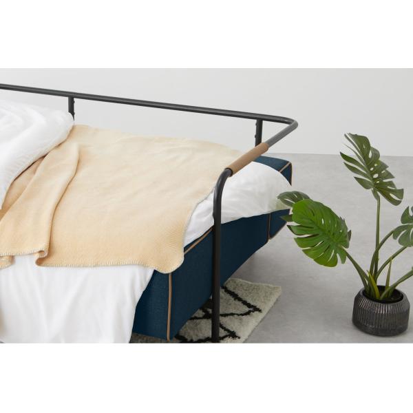 High Density Foam Upholstery Hotel Nestor Sofa Bed Extend Space 3 Seat