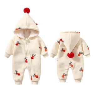 Kids clothing winter children clothes Christmas elk Christmas pajamas Jumpsuit