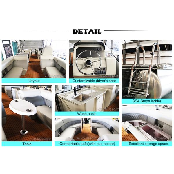 26 Foot 7.9m Pontoon Party Boat Ultimate Choice For Fun And Relaxing Day On Water