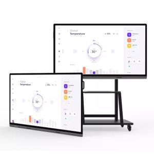 165cm Toughened Glass 65 Inch Smart Board , 4k Display Panel Interactive