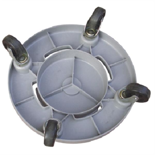 80L 100L 120L Plastic Trash Can On Wheels Thickened Round Trash Can