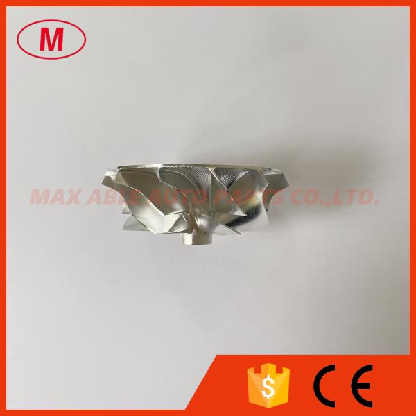 K04 48.35/58.00mm 6+6 Blades turbo aluminum 2618/Milling/billet compressor wheel 