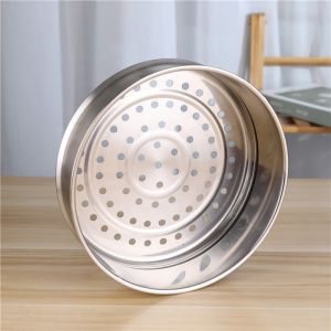 Double Handle Kitchen Cookware Non Stick 24cm Food Steamer Pot