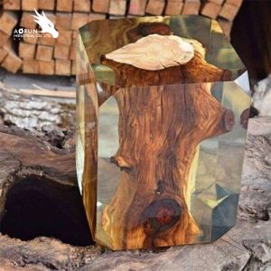 Countertop Table Transparent Epoxy Resin Top Coating 100% Solids