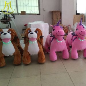 Hansel amusement park walking battery stuffed animal walking toys