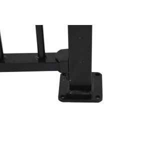 Customized 1.2m Height Metal Tubular Fencing 40x40mm Post