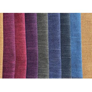 Brushed Linen Sofa Fabric Faux Slub Effect Home Textile