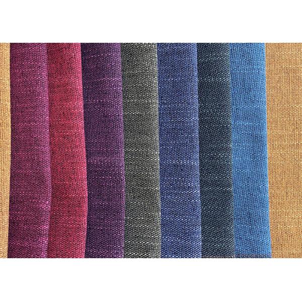 Brushed Linen Sofa Fabric Faux Slub Effect Home Textile