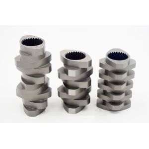 China 316L Screw Barrels Plastic Pellets Making Machine Parts on sale