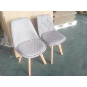 China Cushion With High Density Rebound Foam Beech Leg Chairs on sale