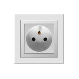 Home HA6 Electrical Power Socket , 16A 250V French Outlet Plug