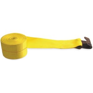 Quality 4&quot; X 30&quot; Gold Heavy Duty Tie Down W/Flat Hooks 5400lbs Cargo Control For Flatbed Truck for sale
