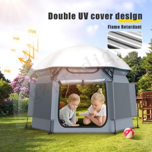 Indoor And Outdoor Pop Up Play Tent Foldable Playpen For Kids And Pets