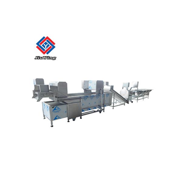 10 KW Salad Processing Equipment , Salad Washing Equipment 2000kg/h Capacity