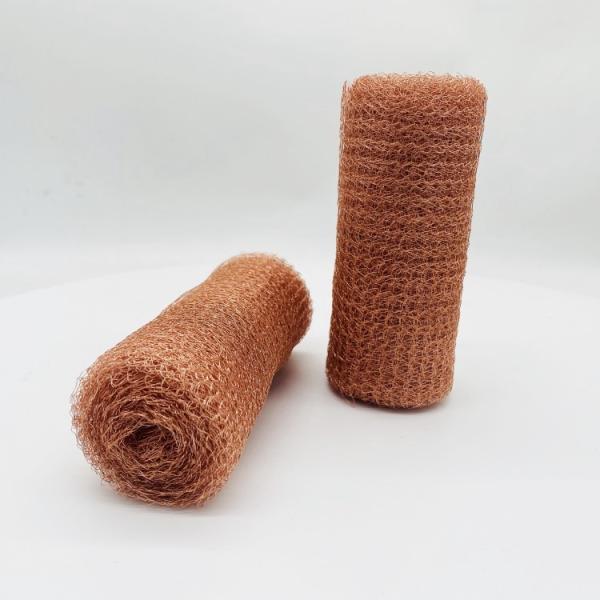 Buy 30.48m Pest Control Copper Mesh Knitted Style TUV Certificate at wholesale prices