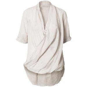 Womens Shirts Blouses Half Sleeve Wrap Blouse / Shirts V- Neck