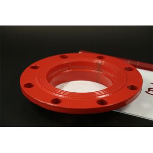 BS Standard Flange Pipe Fittings Black Painting Anti Rust Oil