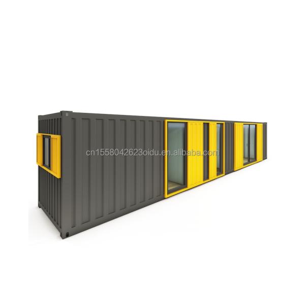 Steel frame Galvanized Steel Bending 180g 40FT Container Modular Wooden House Prefab Houses