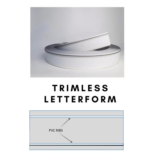 0.8mm 1.0mm Thickness Channelume Aluminum Trim Cap For Channel Letter