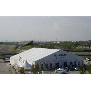 Quality 25mx30m Fabric Structure Exhibition Aluminium Frame Tents For Car Show for sale
