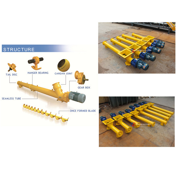 Buy Helical Blade Carbon Steel Cement Screw Conveyor Customized at wholesale prices