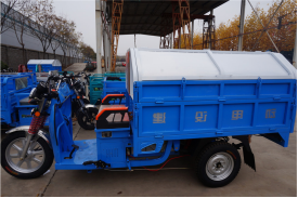 Special Three WheelTricycle/ Big Garbage Cabin Garbage Container shelf Lift Truck