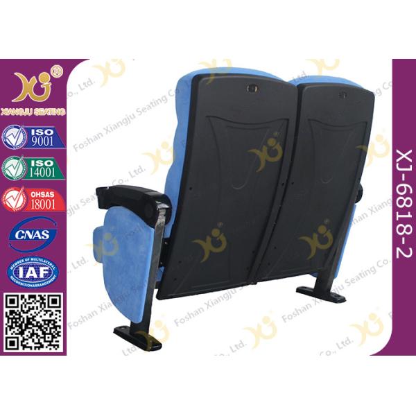 Double Seat Two Seater Cinema Theatre Seating Chairs With Plastic Cover For Couple