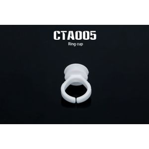 White Plastic Tattoo Accessories Disposable Eyelash Extension Glue Holder