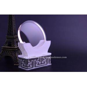 Anti Scratch Polycarbonate Eyeglass Lenses 33 Abbe Value FDA Approval