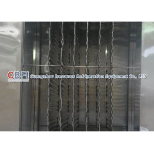 Vegetable / Fruit Processing Plate Ice Machine Low Electricity Power Consumption