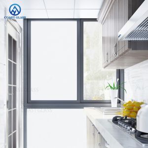 Tempered Smart PDLC Film Switchable Privacy Glas Energized Atomized