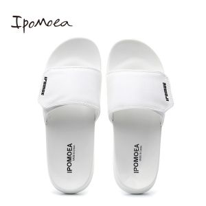 EUR45 Genuine Leather Upper Mens EVA Slides BV Certified