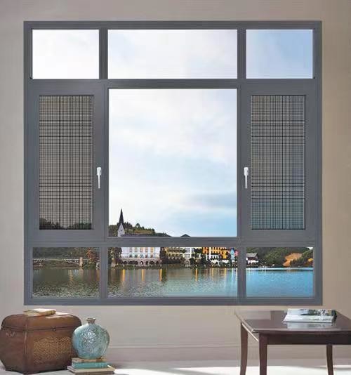 Buy Soundproof Aluminum Casement Windows Insulation  for Office / Building at wholesale prices