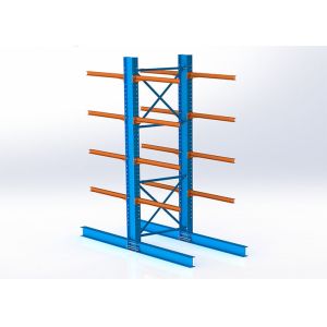 500kgs/Arm RAL System Q235B Steel Cantilever Racking