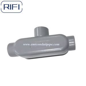 EMT Conduit Body Set Screw Type Aluminum Die Cast T Type