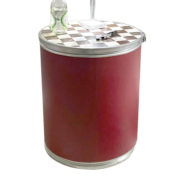 Buy Eco-Friendly Fiber Drum Storage Box – Customizable Leather & Fabric Design For Home Decor, Gift Packaging (Multiple Sizes) at wholesale prices