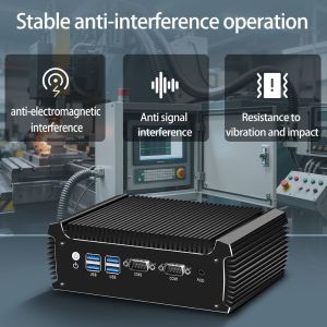 Intel Core i5 6300U Mini PC With 4 USB3.0 1 HD and 16 GB Fanless Industrial PC
