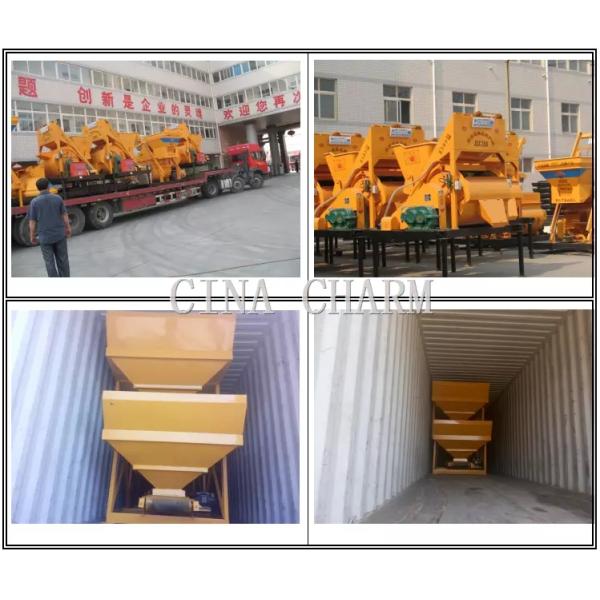 Lift hopper type JDC500 single shaft concrete mixer/Lightweight aggregate mixer machine of JD series forced cement mixer