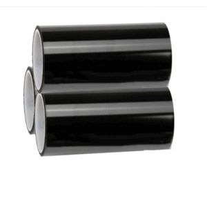 Black 1/3 Inch Core Diameter EVA Glue Velvet Surface Screen Printing Tape for