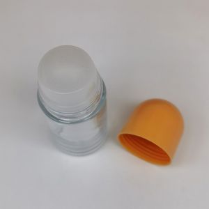 Empty Clear Deodorant Stick Container Thick Glass Roller Ball Essential Oil